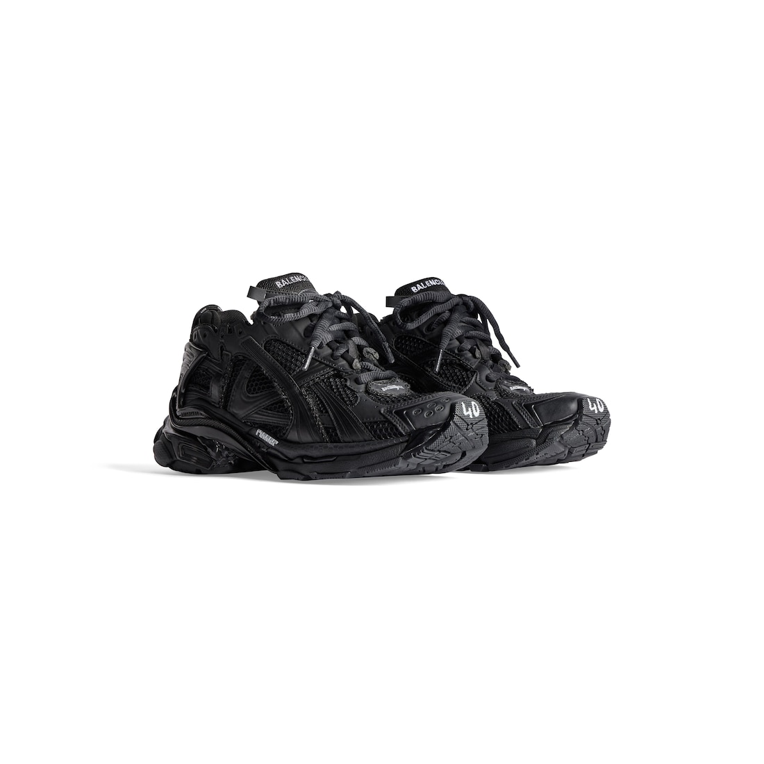 Balenciaga Zapatillas Runner Para Hombre En Negro