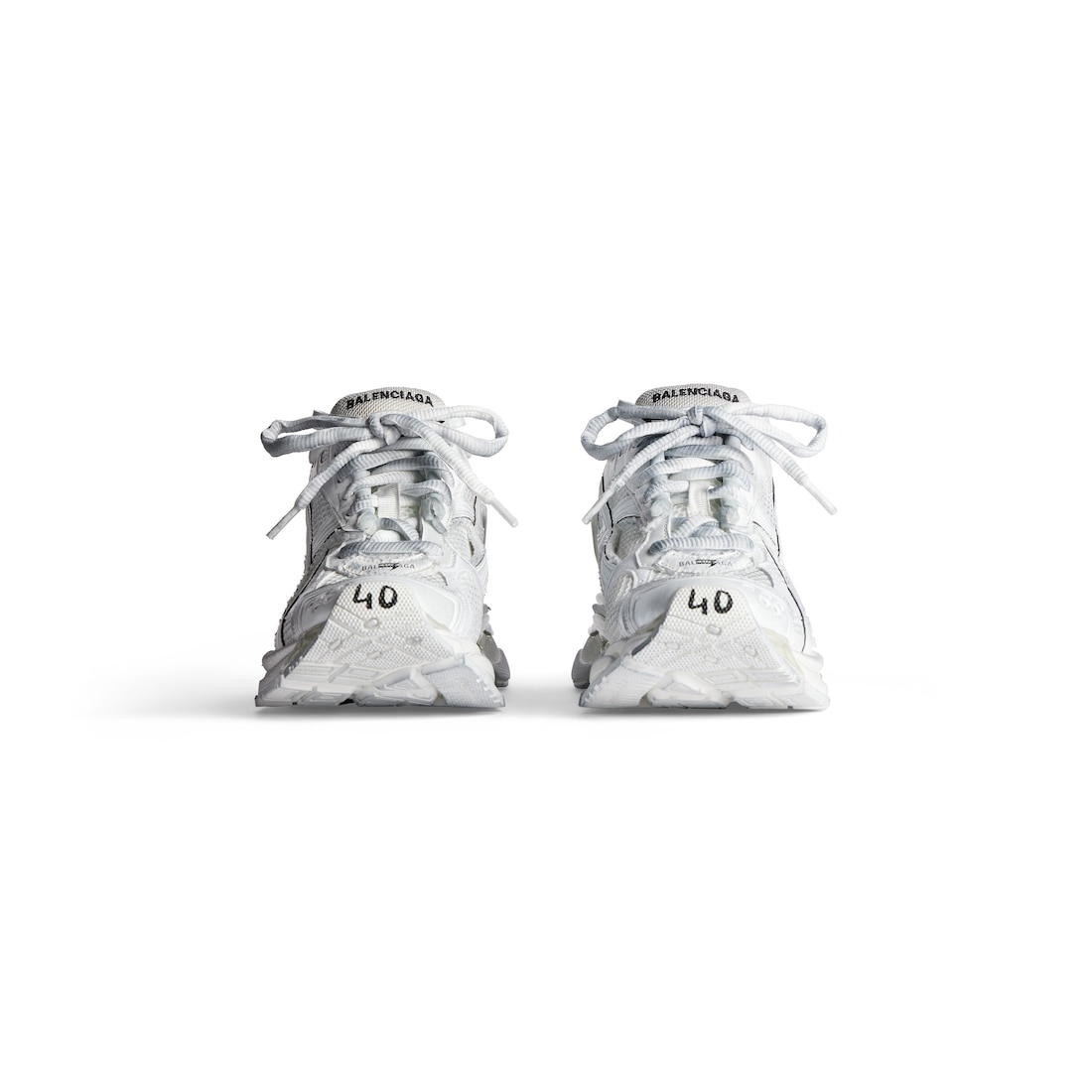 Balenciaga Zapatillas Runner Para Mujer En Blanco