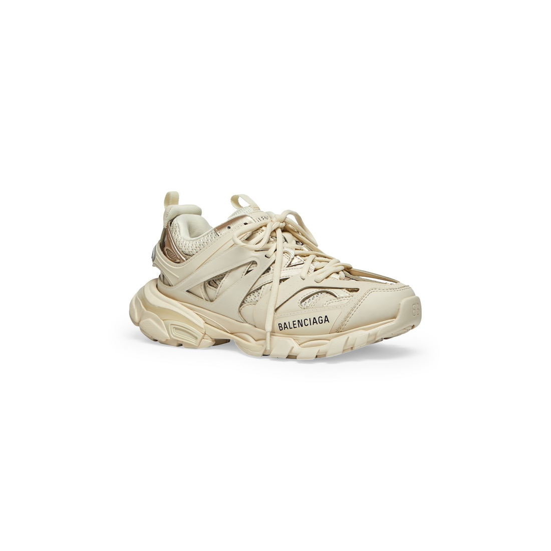 Balenciaga Zapatillas Track Para Mujer En Beige