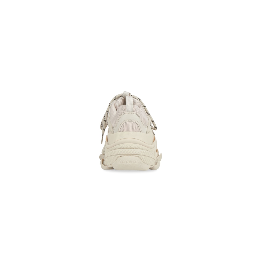 Balenciaga Zapatillas Triple S Para Mujer En Beige