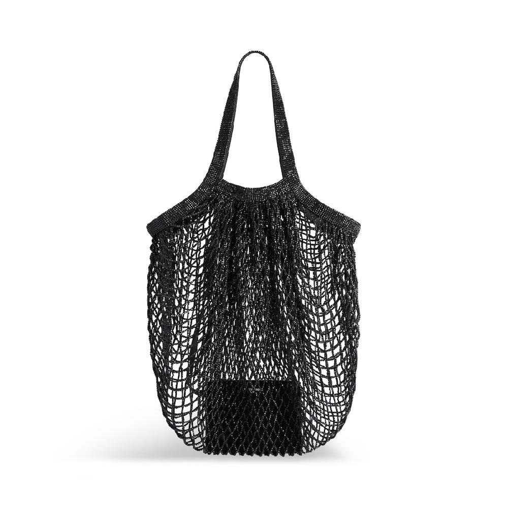 Balenciaga Bolso 24/7 Grande Con Estrás para Mujer en Negro
