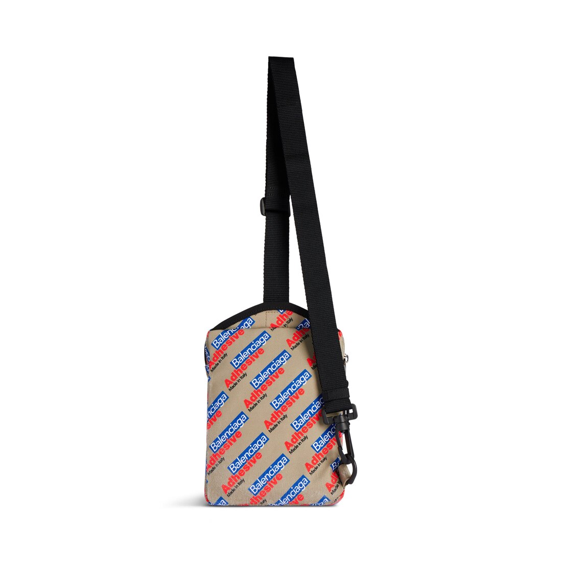 Balenciaga Bolso Bandolera Messenger Explorer Para Hombre En Beige/rojo/azul