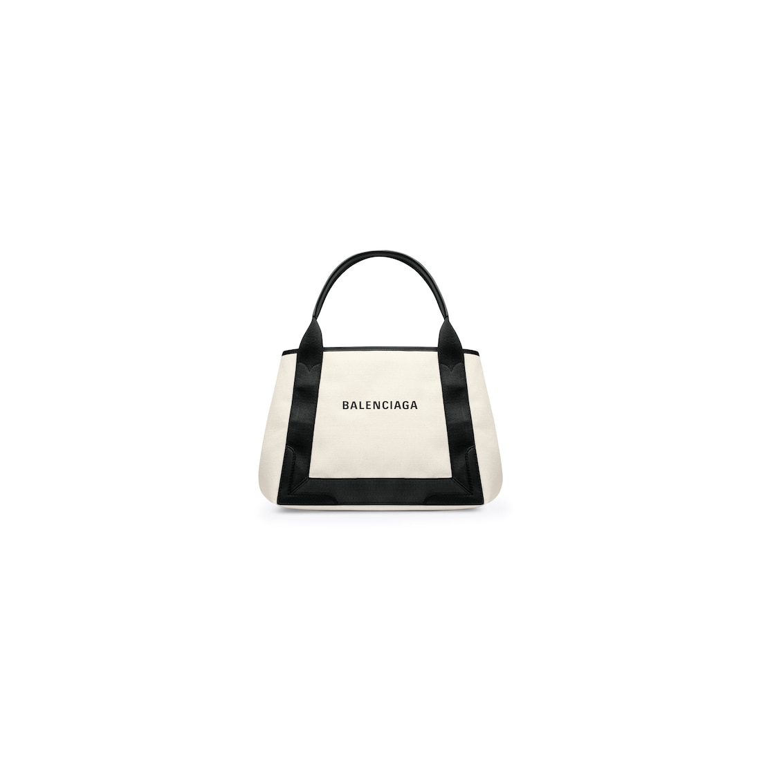 Balenciaga Bolso Cabás Pequeño Navy para Mujer en Beige
