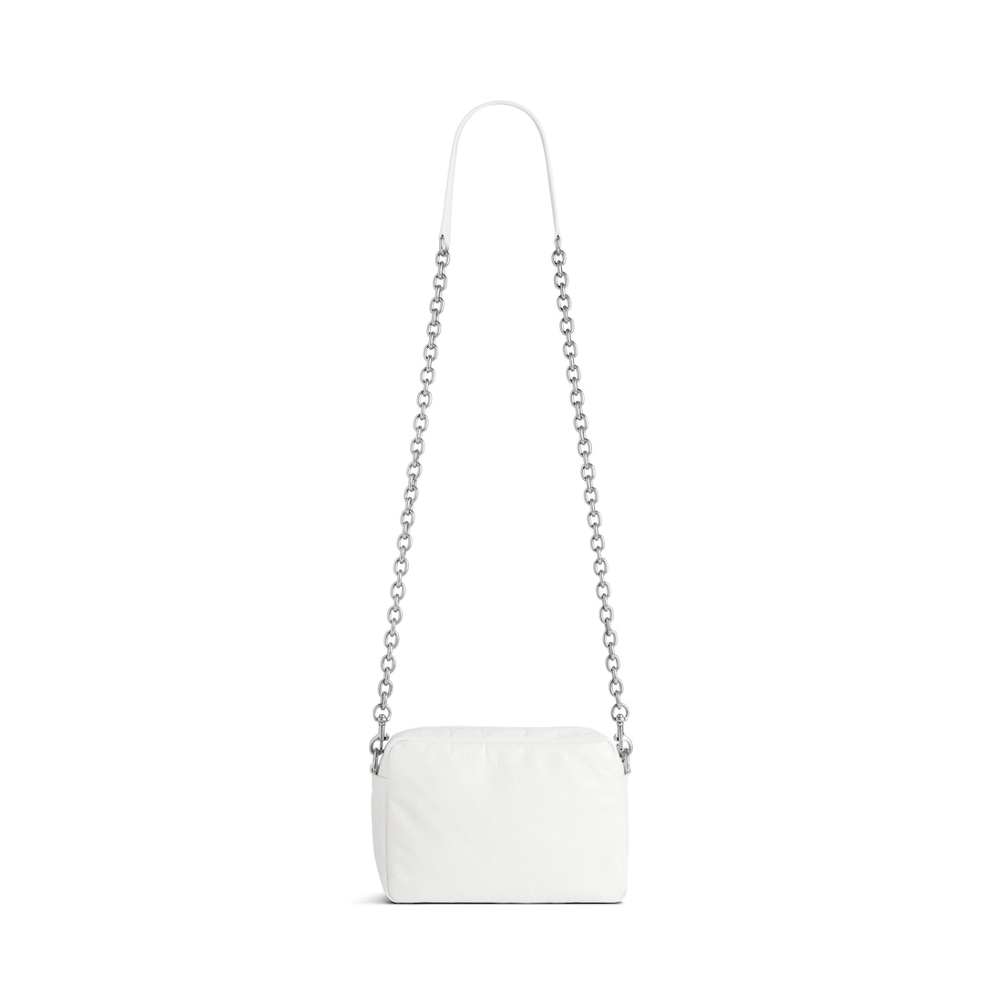 Balenciaga Bolso Camera Monaco Xs Para Mujer En Blanco Óptico