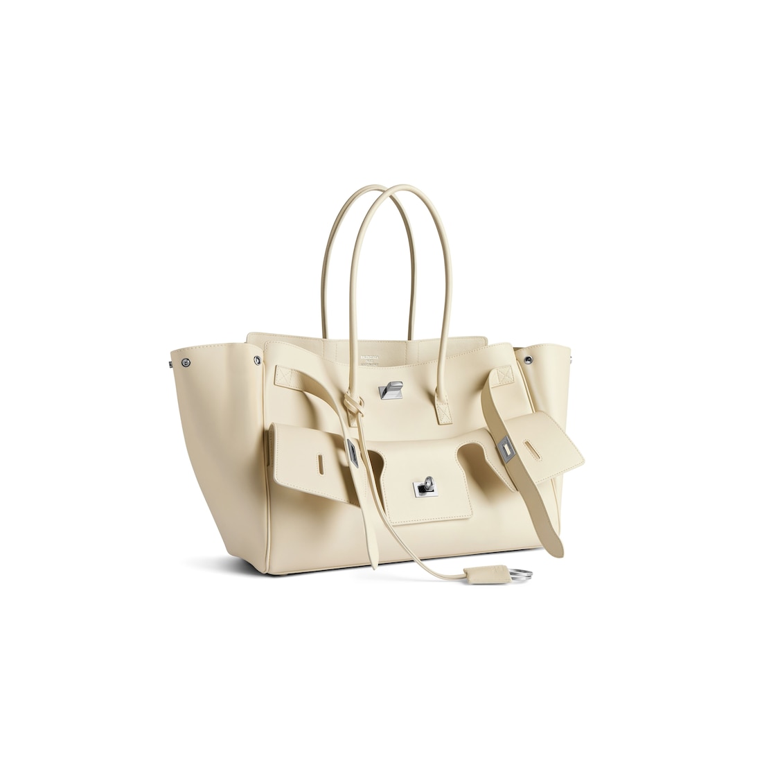 Balenciaga Bolso Carry All Bel Air Mediano Para Mujer En Soja