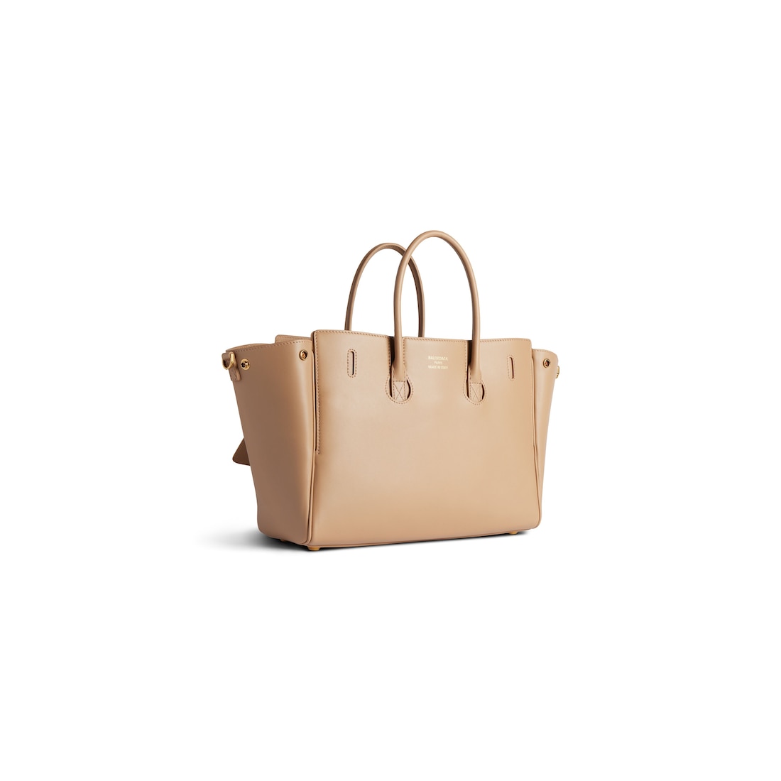 Balenciaga Bolso Carry All Bel Air Pequeño Para Mujer En Café Con Leche