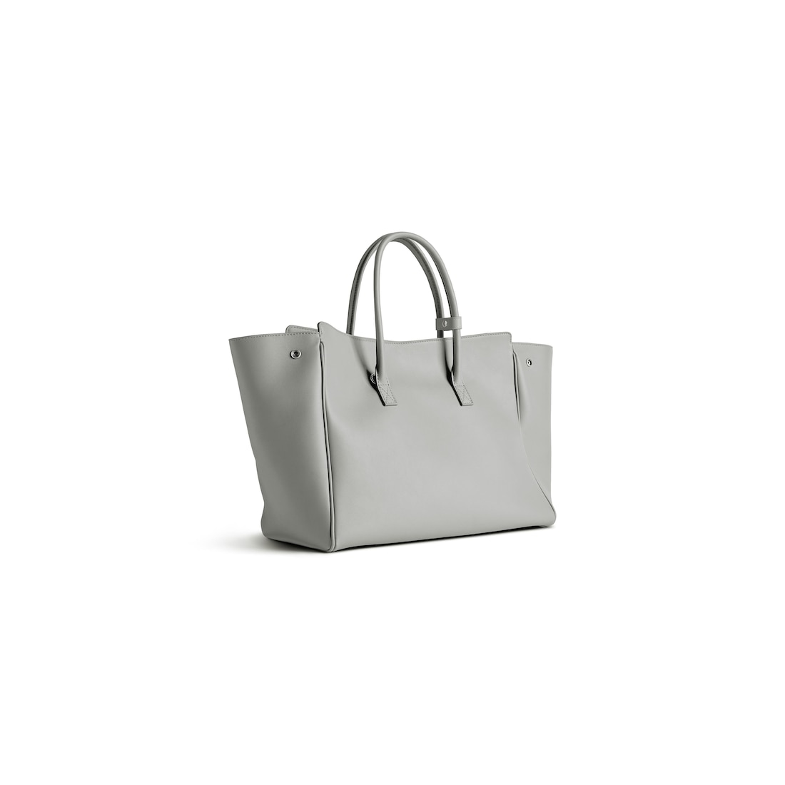 Balenciaga Bolso Carry All Hampton Pequeño Para Mujer En Gris