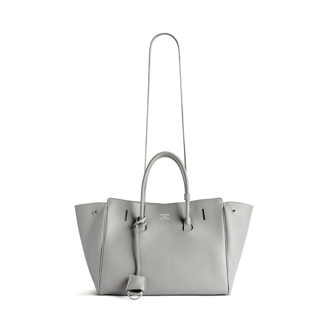 Balenciaga Bolso Carry All Hampton Pequeño Para Mujer En Gris