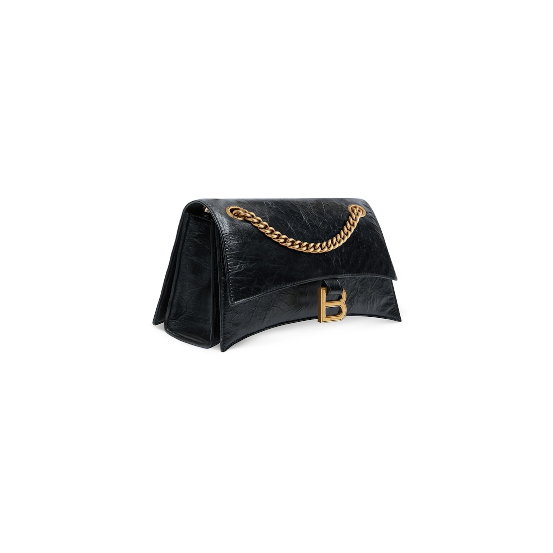 Balenciaga Bolso Con Cadena Crush Pequeño Para Mujer En Negro