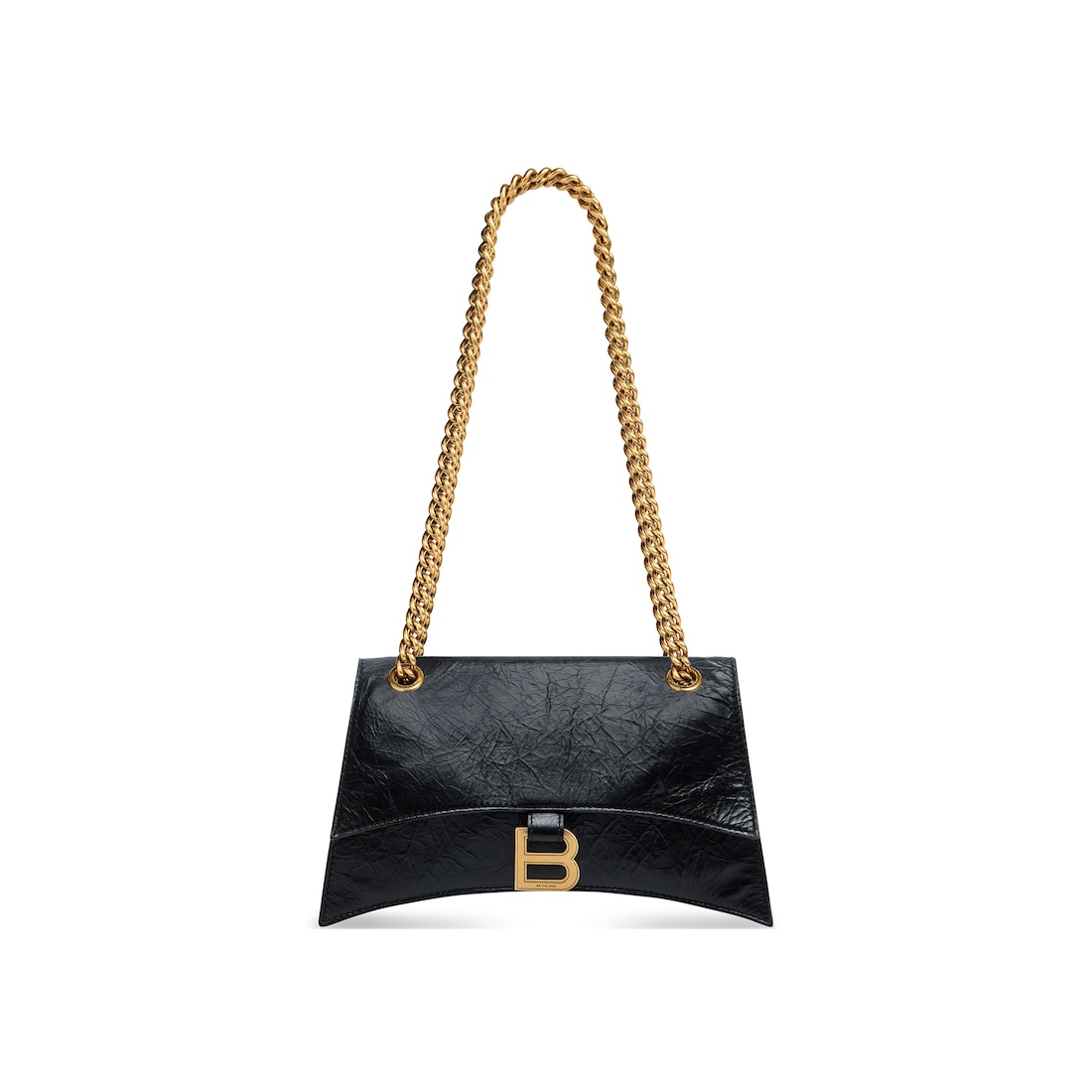 Balenciaga Bolso Con Cadena Crush Pequeño para Mujer en Negro