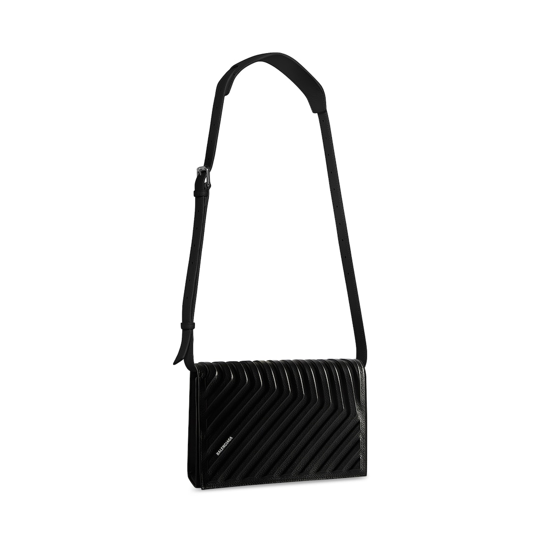 Balenciaga Bolso Con Correa Car Flap Para Hombre En Negro