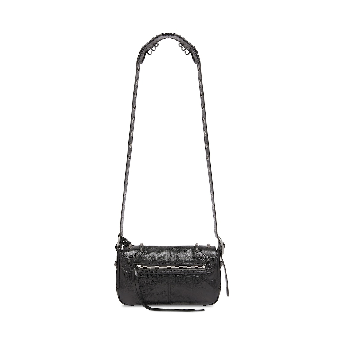 Balenciaga Bolso Con Solapa Le Cagole Xs Con Piercings Para Hombre En Negro