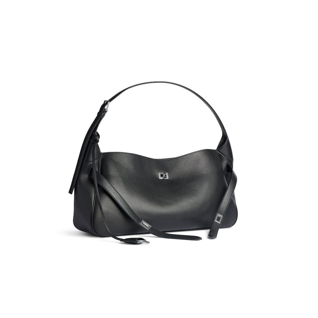 Balenciaga Bolso De Hombro Bel Air Mediano Para Mujer En Negro