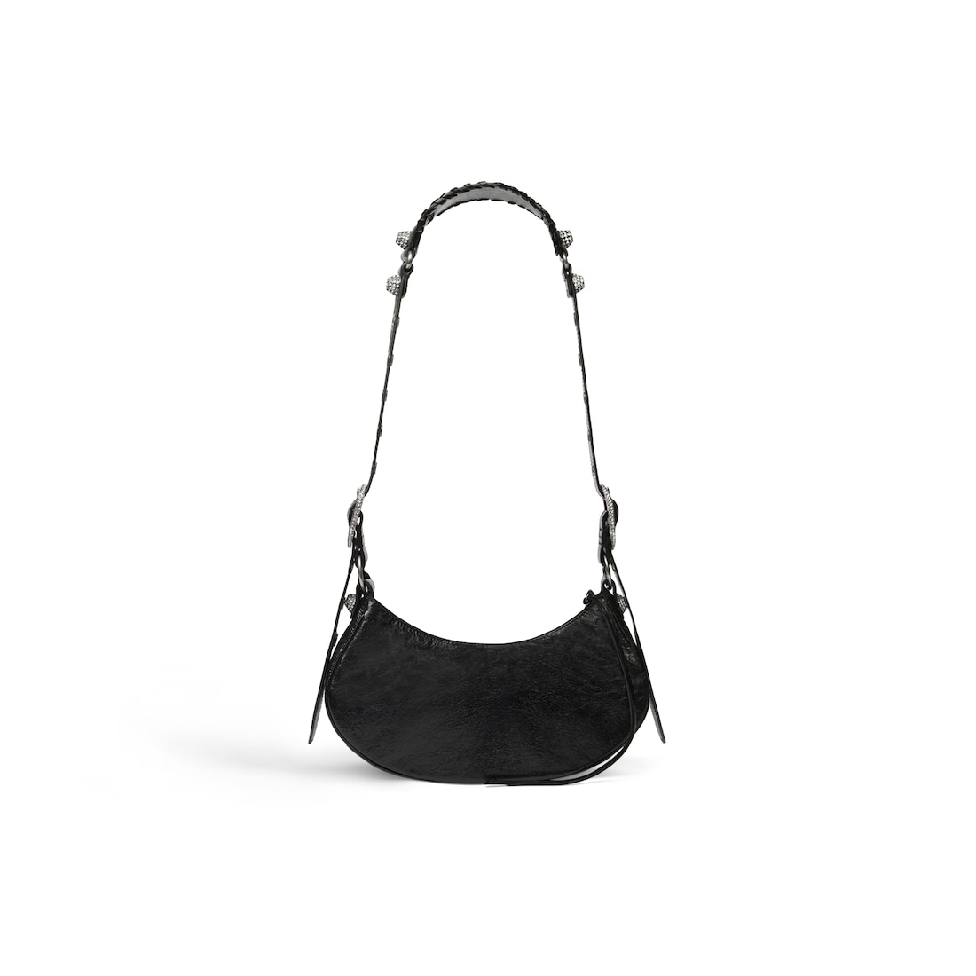 Balenciaga Bolso De Hombro Le Cagole Xs Con Estrás Para Mujer En Negro