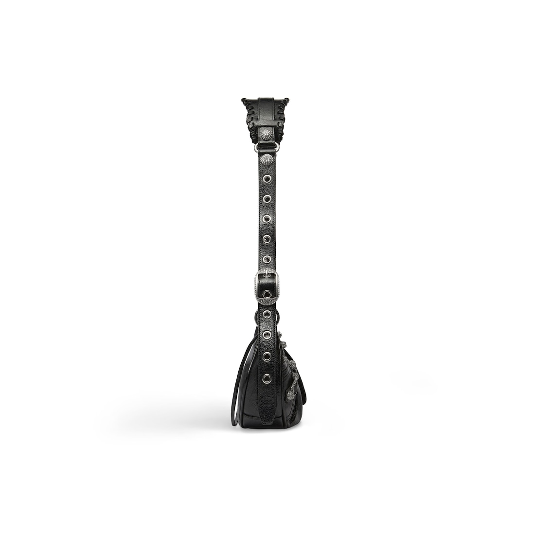 Balenciaga Bolso De Hombro Le Cagole Xs Con Estrás Para Mujer En Negro