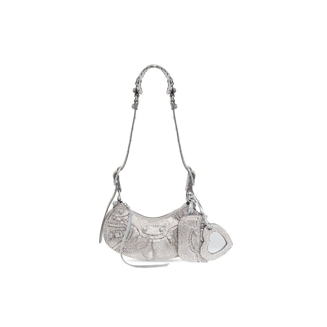 Balenciaga Bolso De Hombro Le Cagole Xs Con Estrás para Mujer en Gris