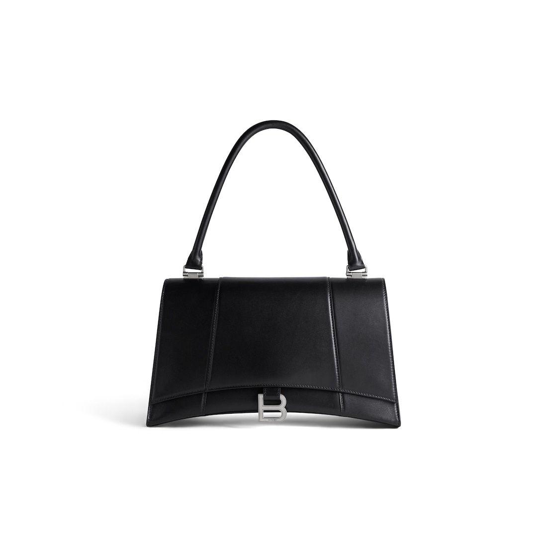 Balenciaga Bolso De Mano Hourglass Hinge Mediano Para Mujer En Negro