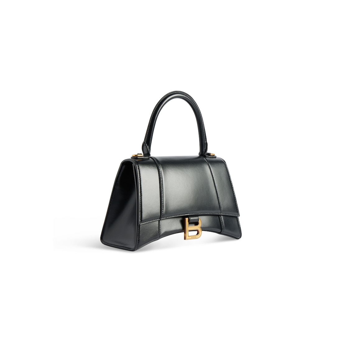 Balenciaga Bolso De Mano Pequeño Hourglass Para Mujer En Negro