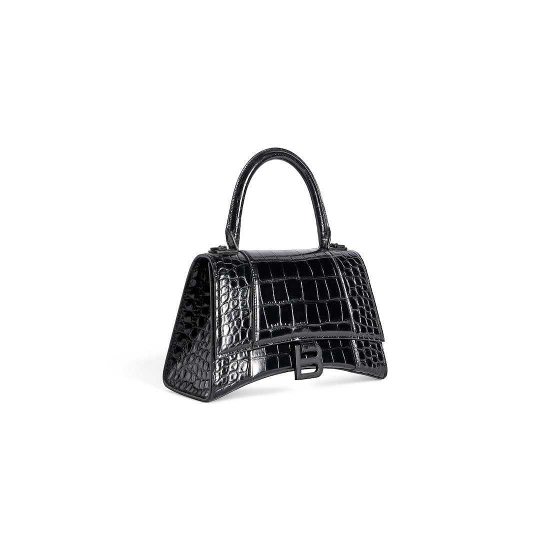 Balenciaga Bolso De Mano Pequeño Hourglass Para Mujer En Negro
