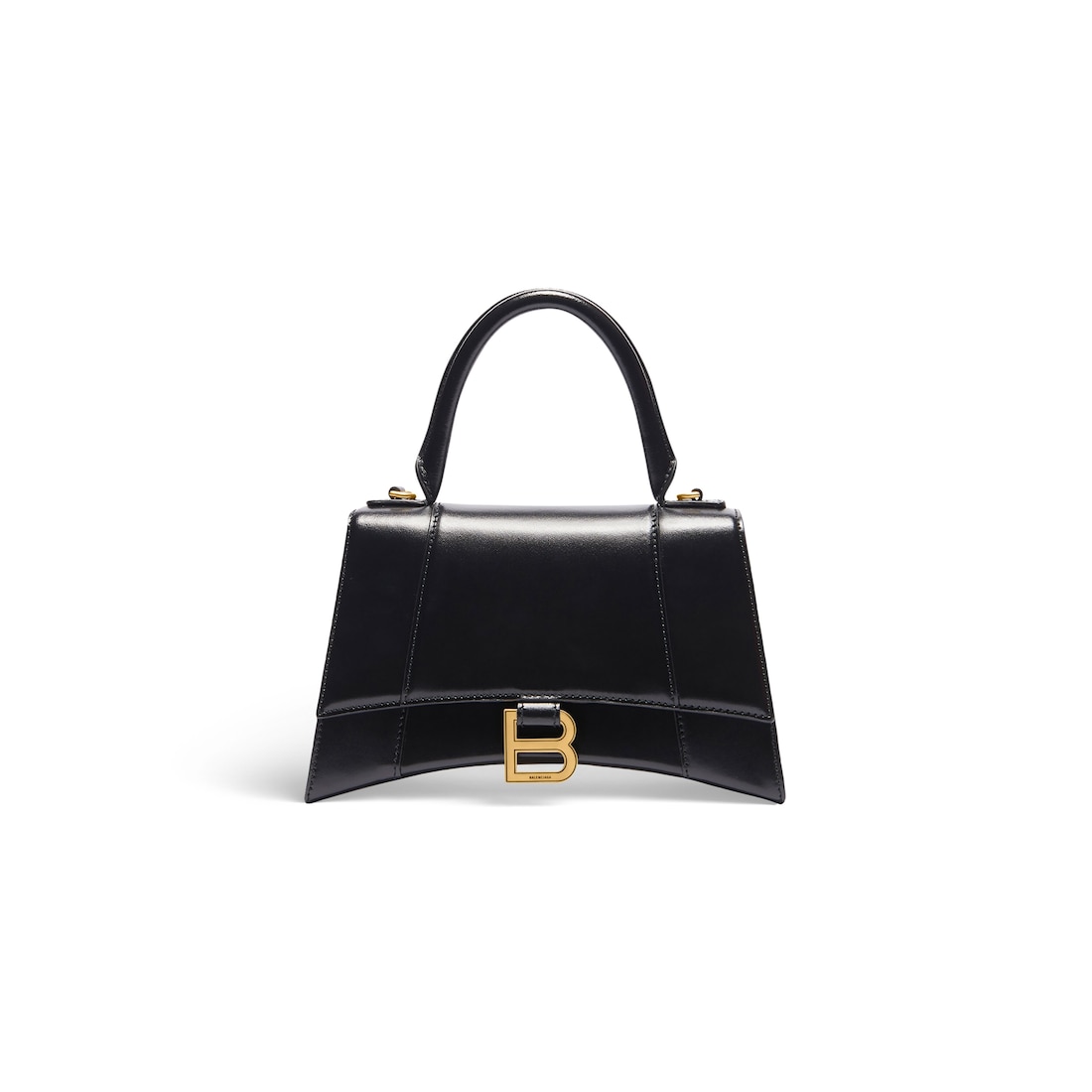 Balenciaga Bolso De Mano Pequeño Hourglass Para Mujer En Negro