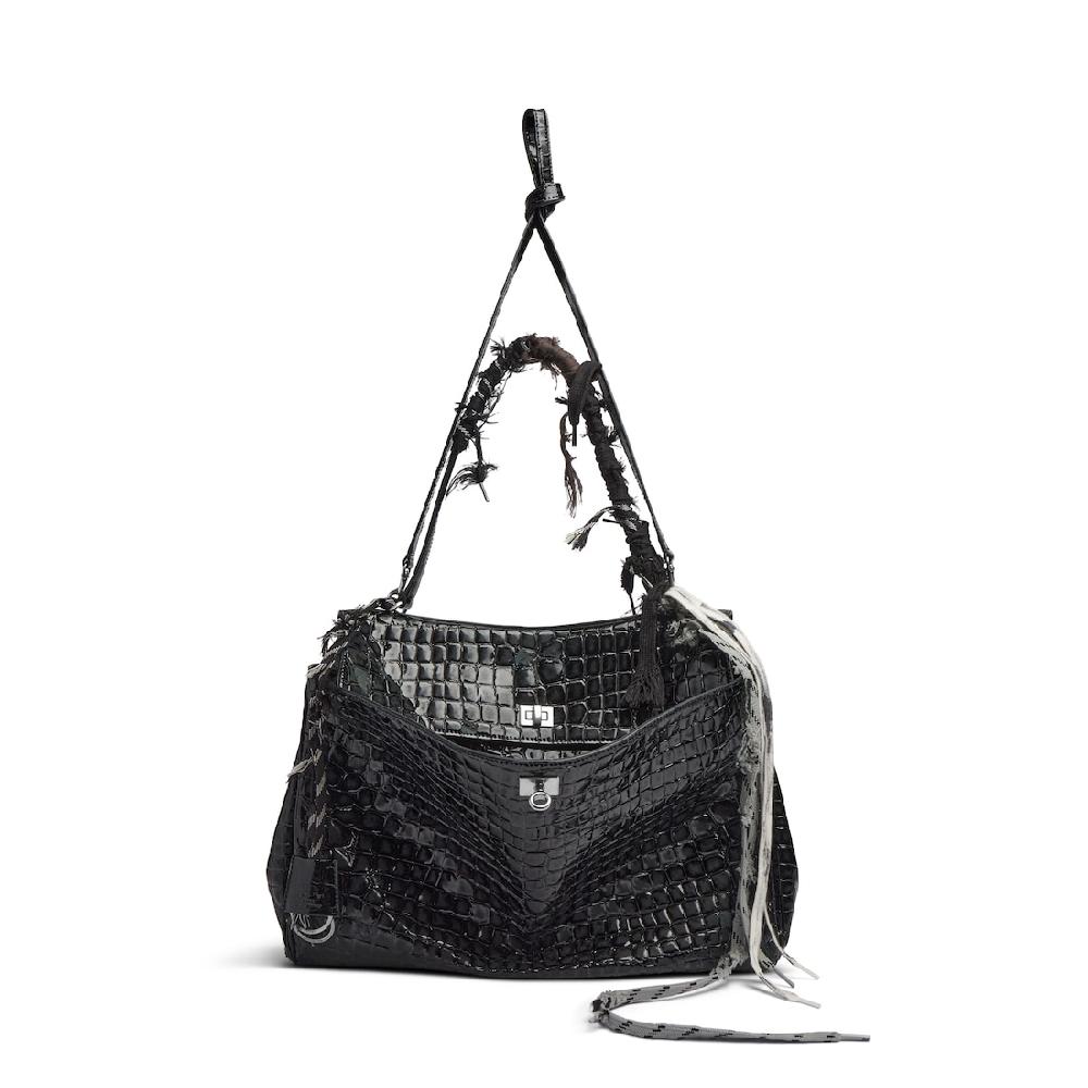 Balenciaga Bolso De Mano Rodeo Grande Para Mujer En Negro