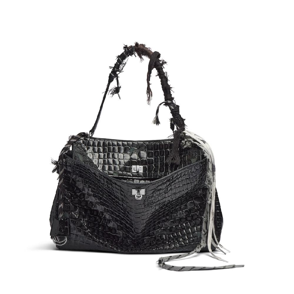 Balenciaga Bolso De Mano Rodeo Grande para Mujer en Negro