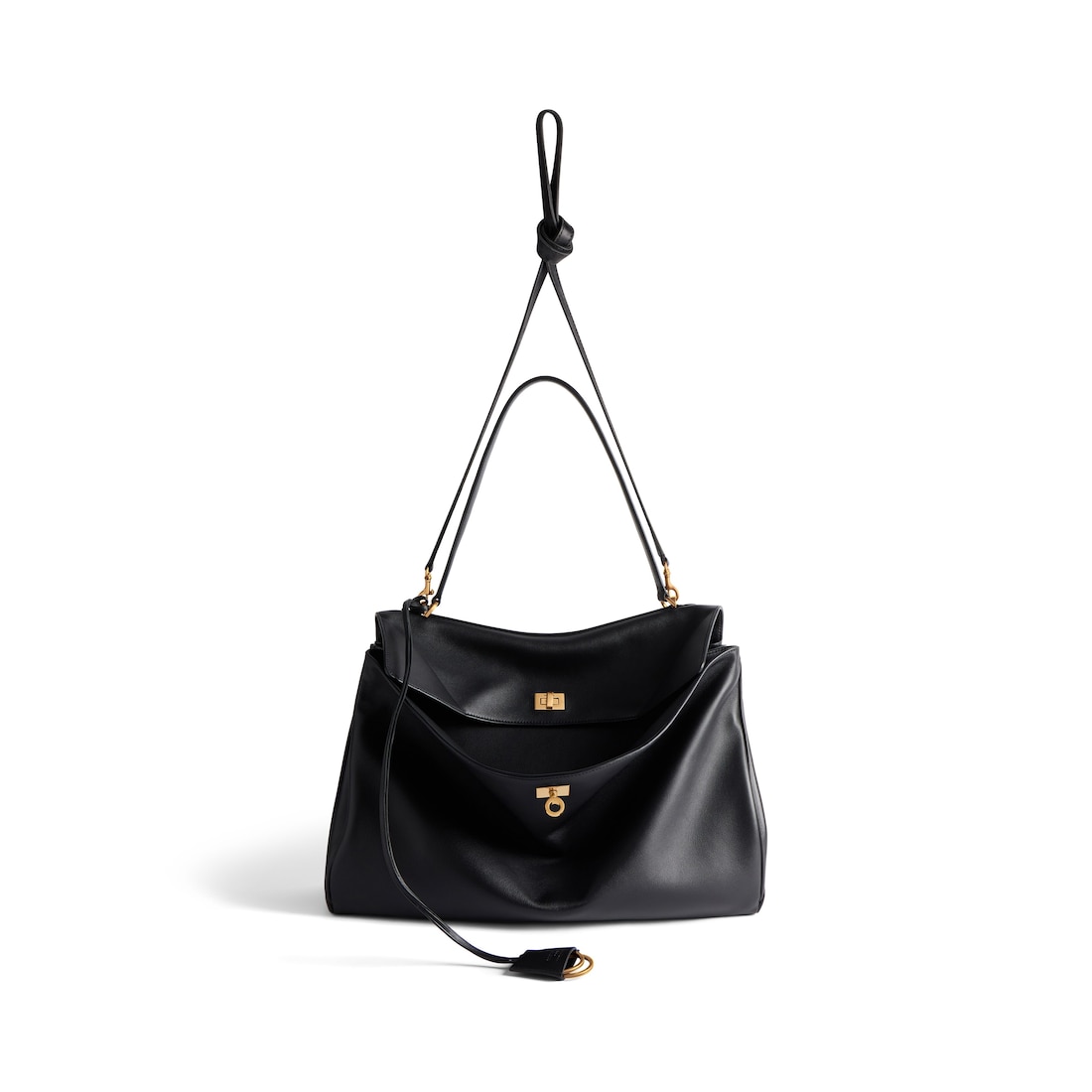 Balenciaga Bolso De Mano Rodeo Grande Para Mujer En Negro