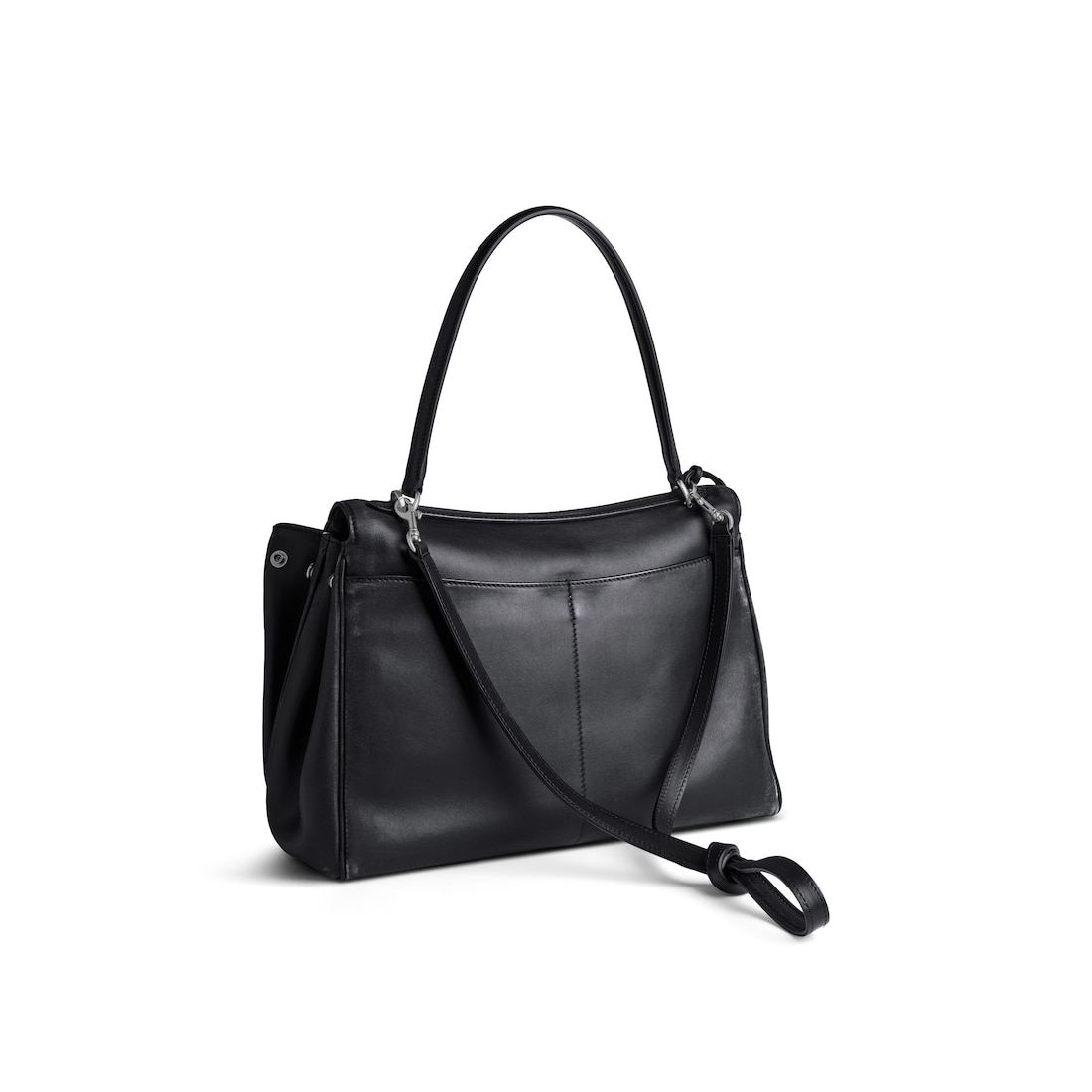 Balenciaga Bolso De Mano Rodeo Mediano Efecto Desgastado Con Charm Para Mujer En Negro
