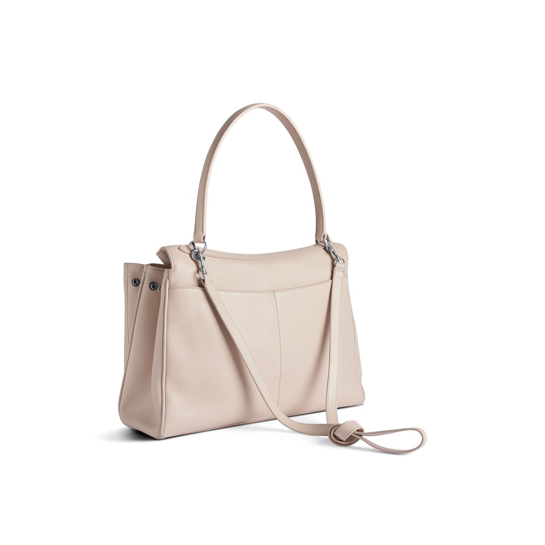 Balenciaga Bolso De Mano Rodeo Mediano Para Mujer En Almendra
