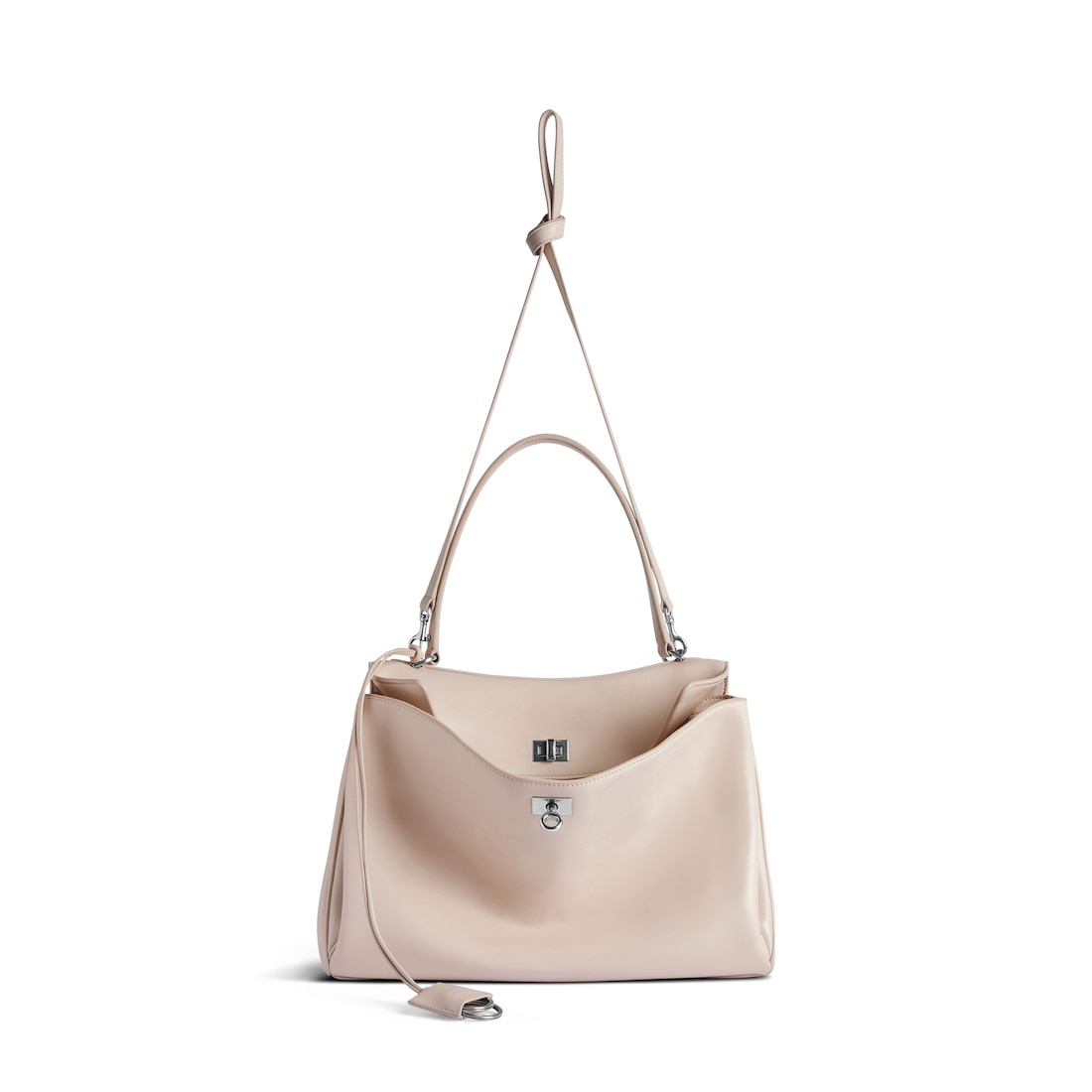 Balenciaga Bolso De Mano Rodeo Mediano Para Mujer En Almendra