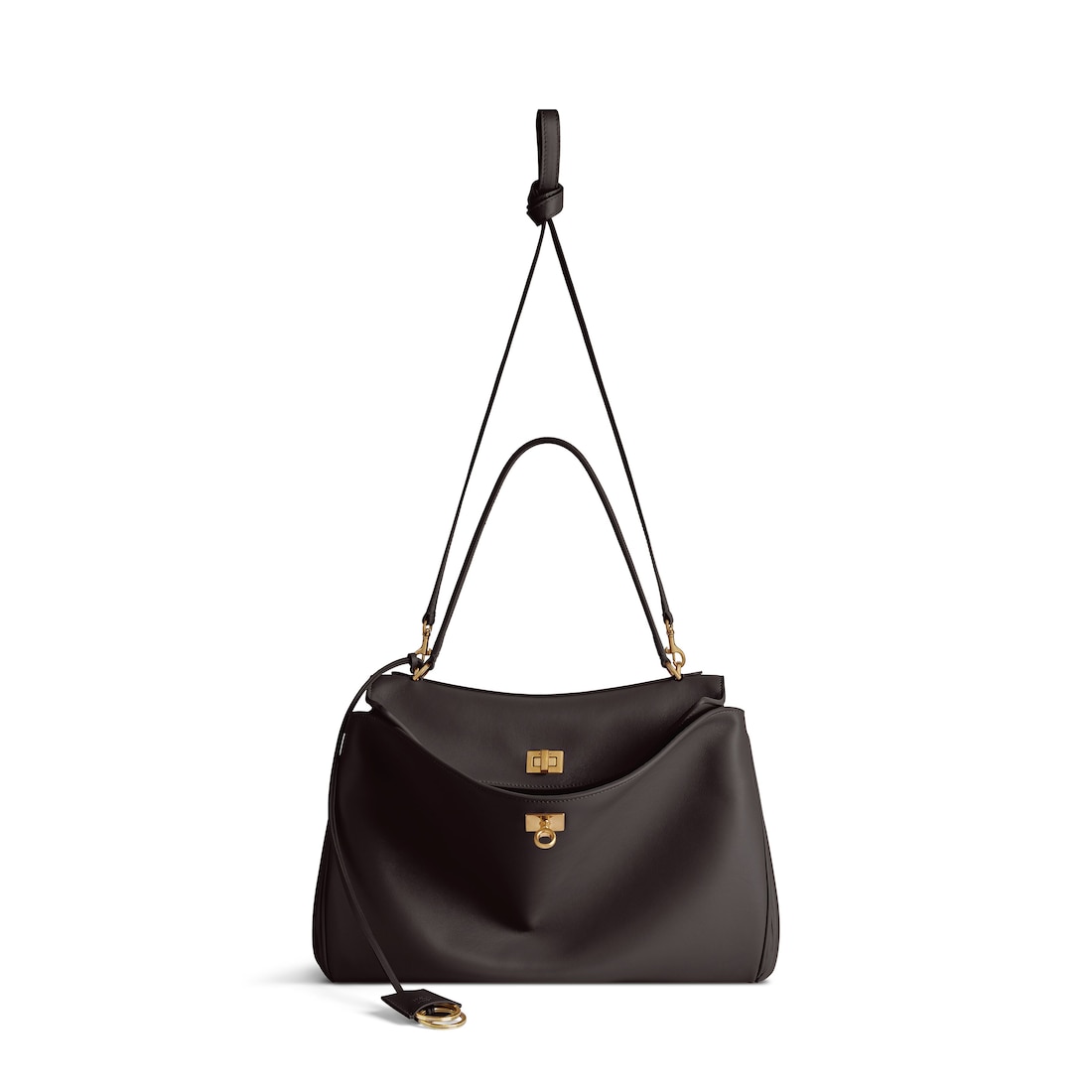 Balenciaga Bolso De Mano Rodeo Mediano Para Mujer En Espresso