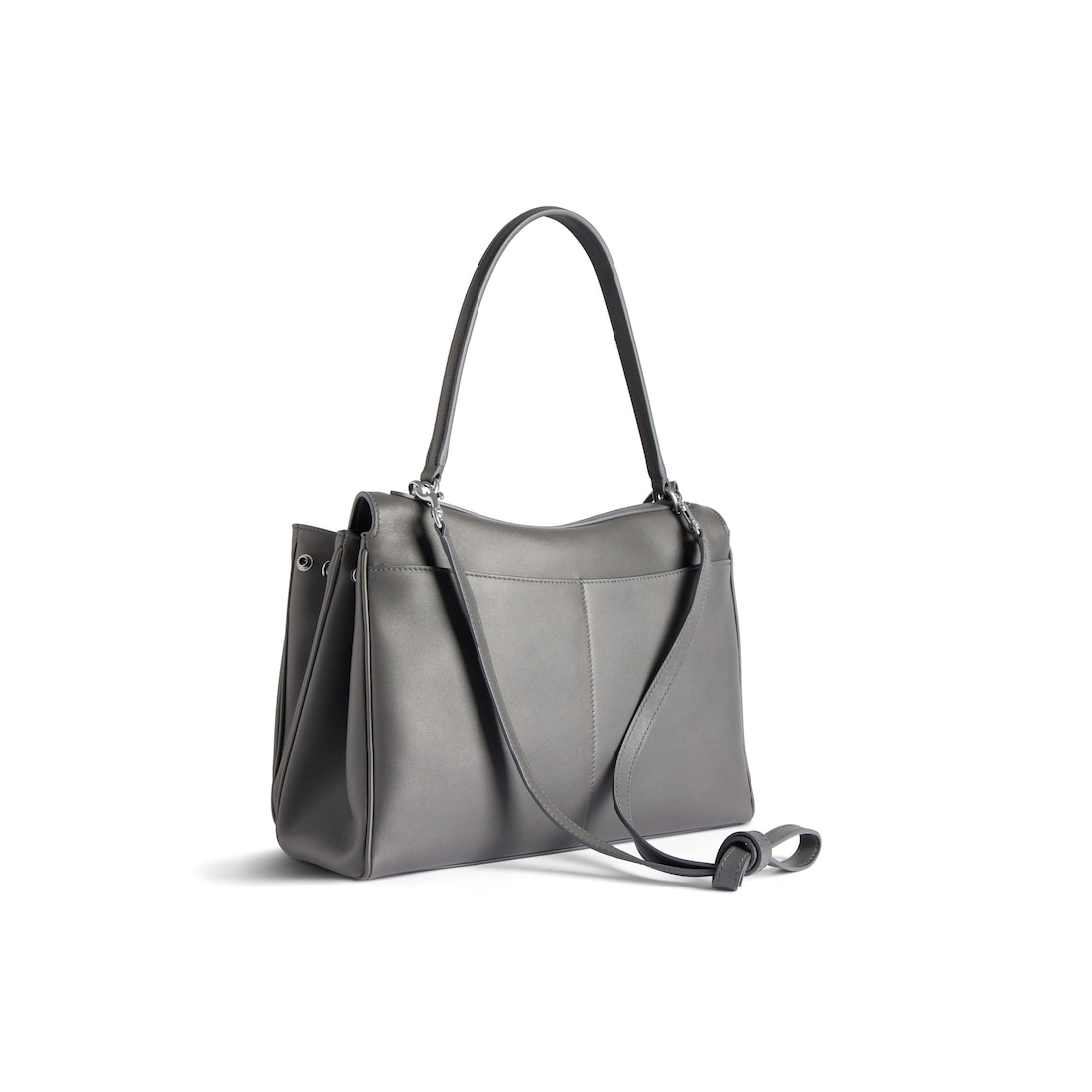 Balenciaga Bolso De Mano Rodeo Mediano Para Mujer En Gris