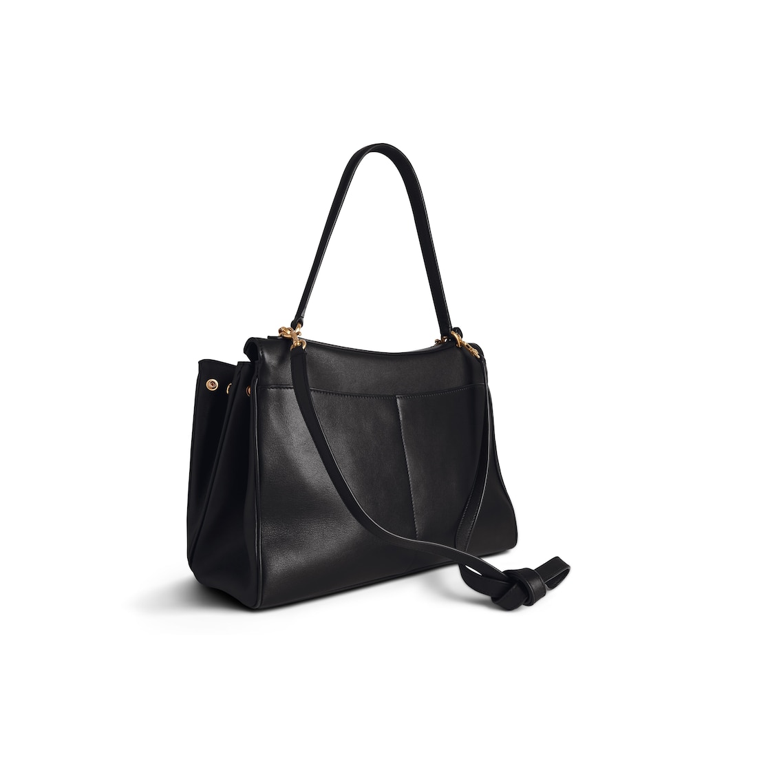 Balenciaga Bolso De Mano Rodeo Mediano Para Mujer En Negro