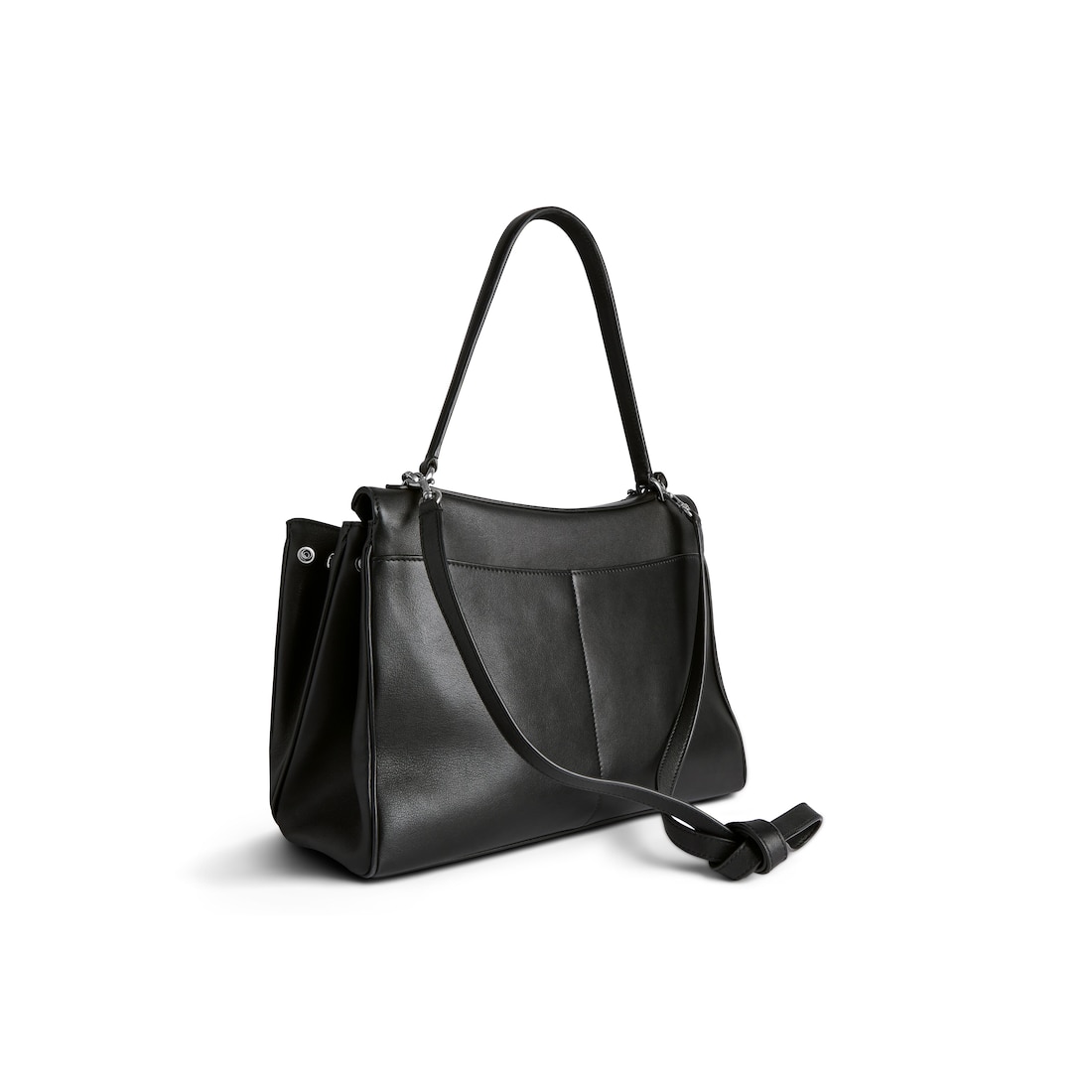 Balenciaga Bolso De Mano Rodeo Mediano Para Mujer En Negro