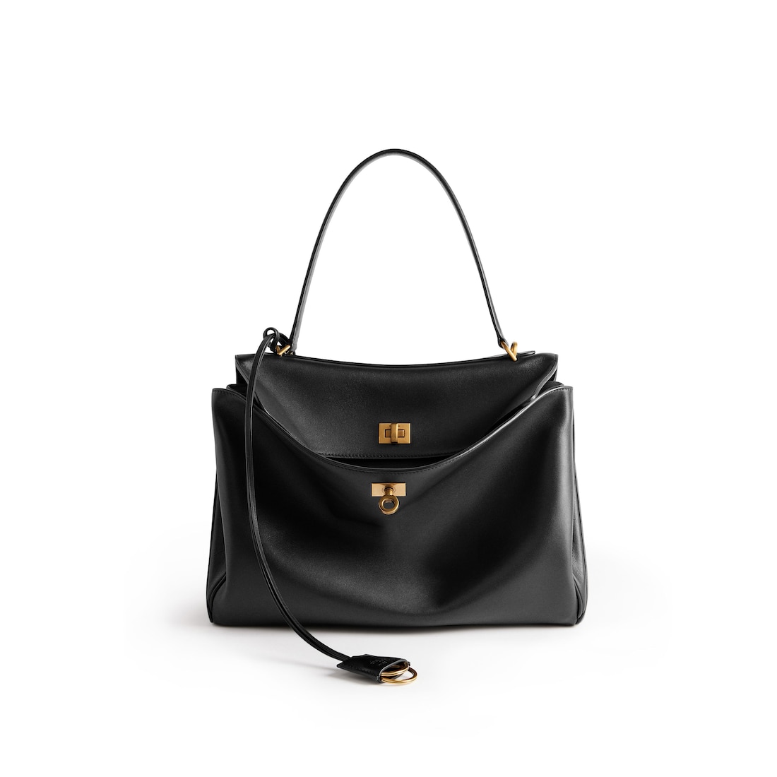 Balenciaga Bolso De Mano Rodeo Mediano para Mujer en Negro