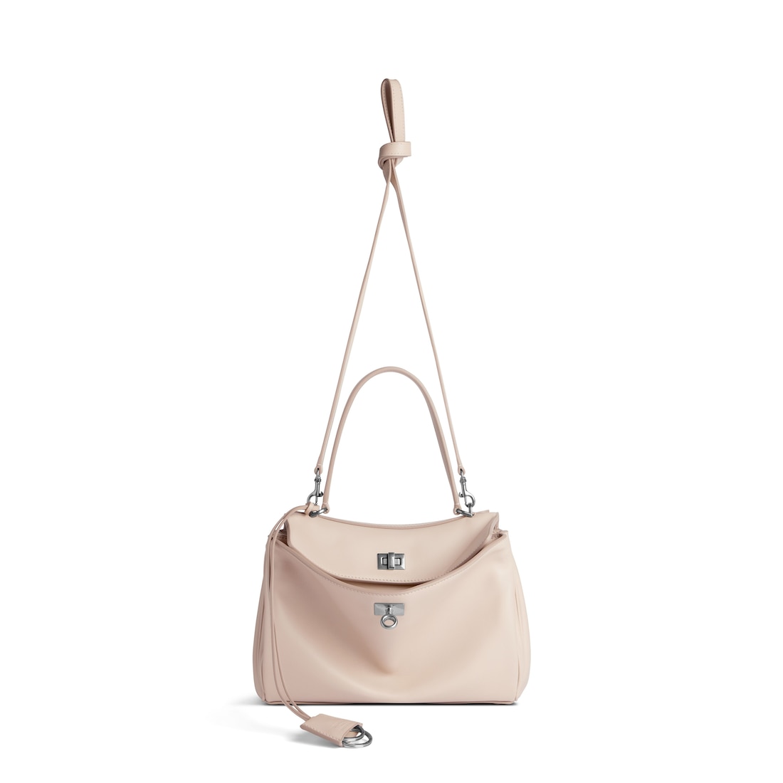 Balenciaga Bolso De Mano Rodeo Pequeño Para Mujer En Almendra