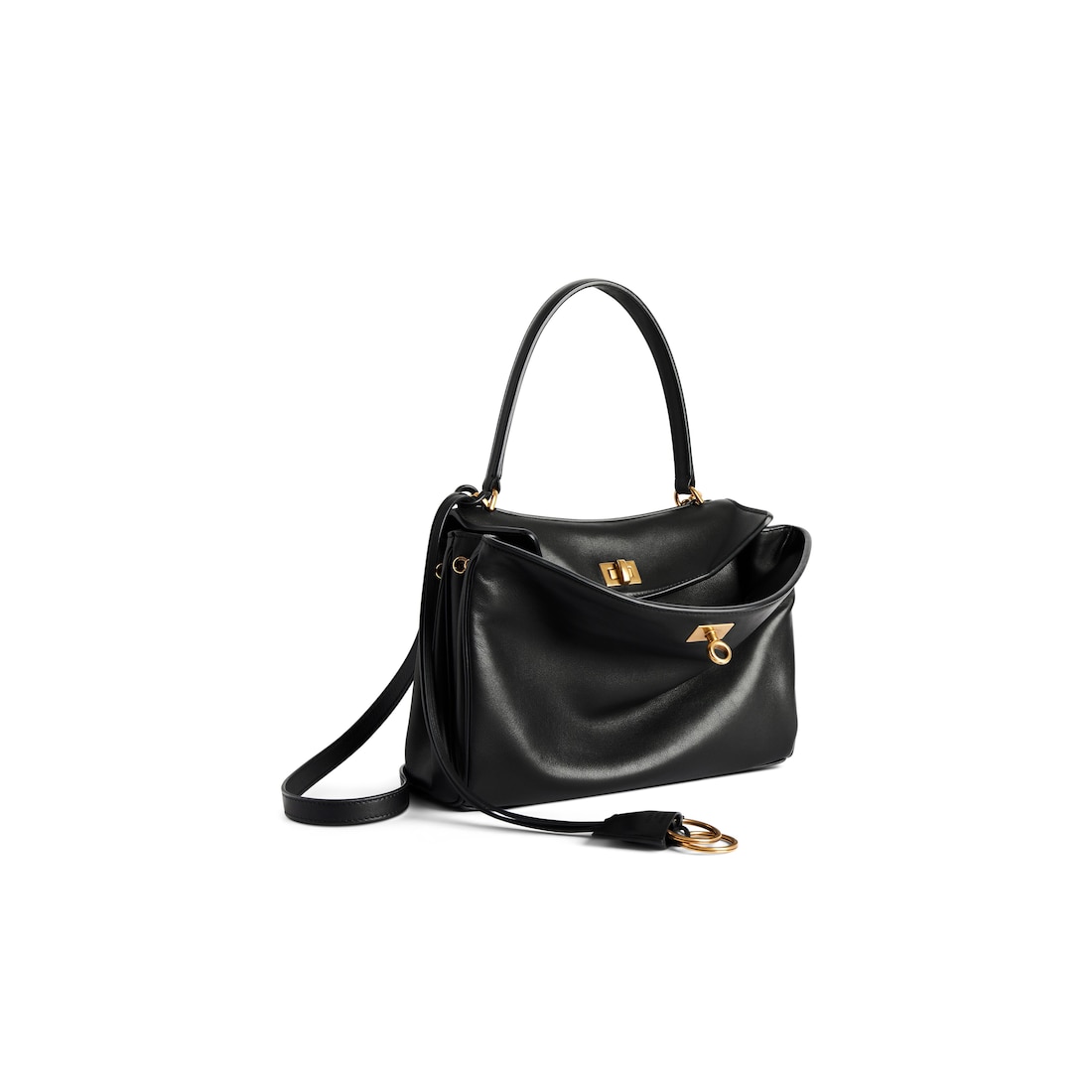 Balenciaga Bolso De Mano Rodeo Pequeño Para Mujer En Negro