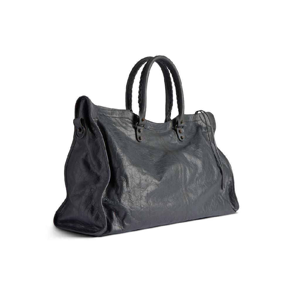 Balenciaga Bolso De Viaje Le City Para Hombre En Roca Volcánica