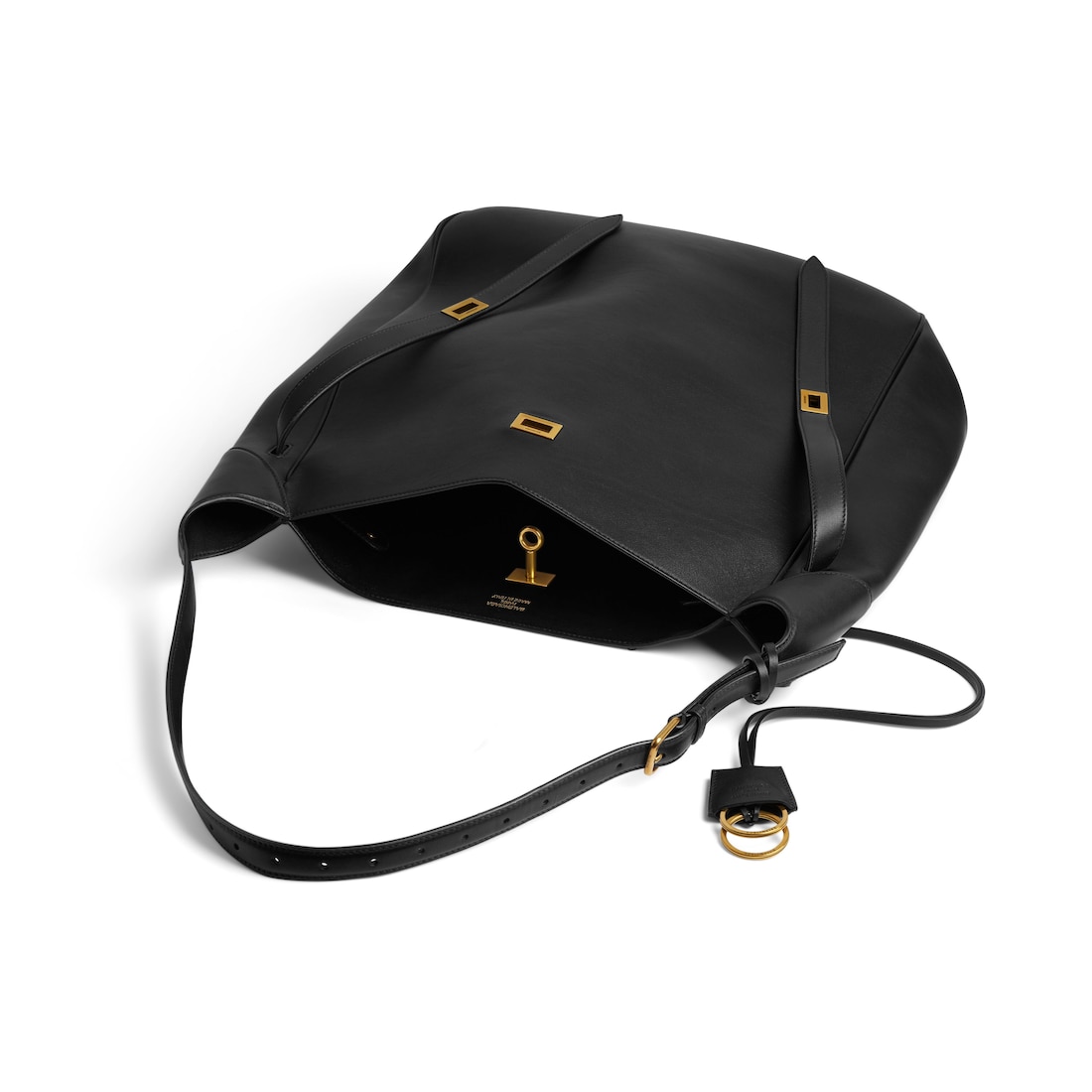 Balenciaga Bolso Hobo Bel Air Grande Para Mujer En Negro