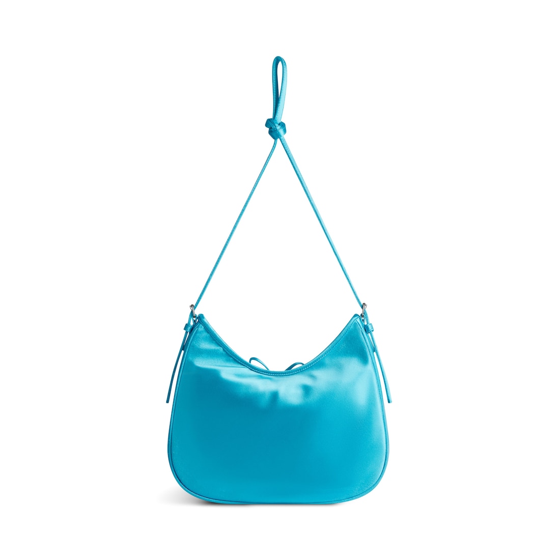 Balenciaga Bolso Hobo Leopolda Pequeño Para Mujer En Azul