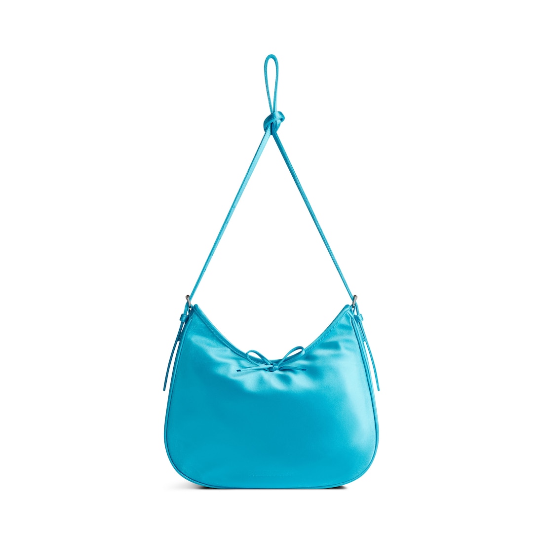 Balenciaga Bolso Hobo Leopolda Pequeño para Mujer en Azul