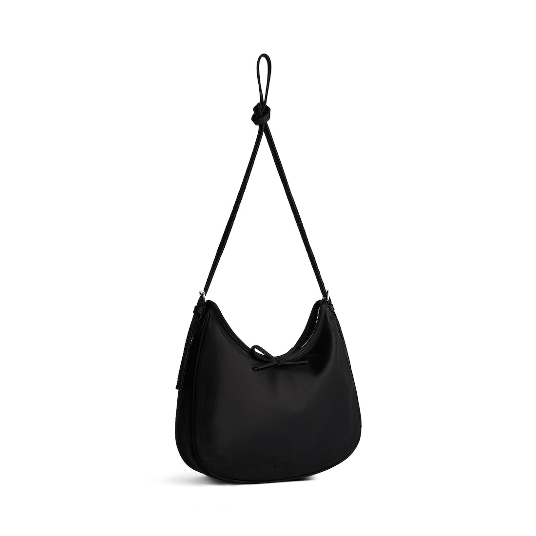 Balenciaga Bolso Hobo Leopolda Pequeño Para Mujer En Negro