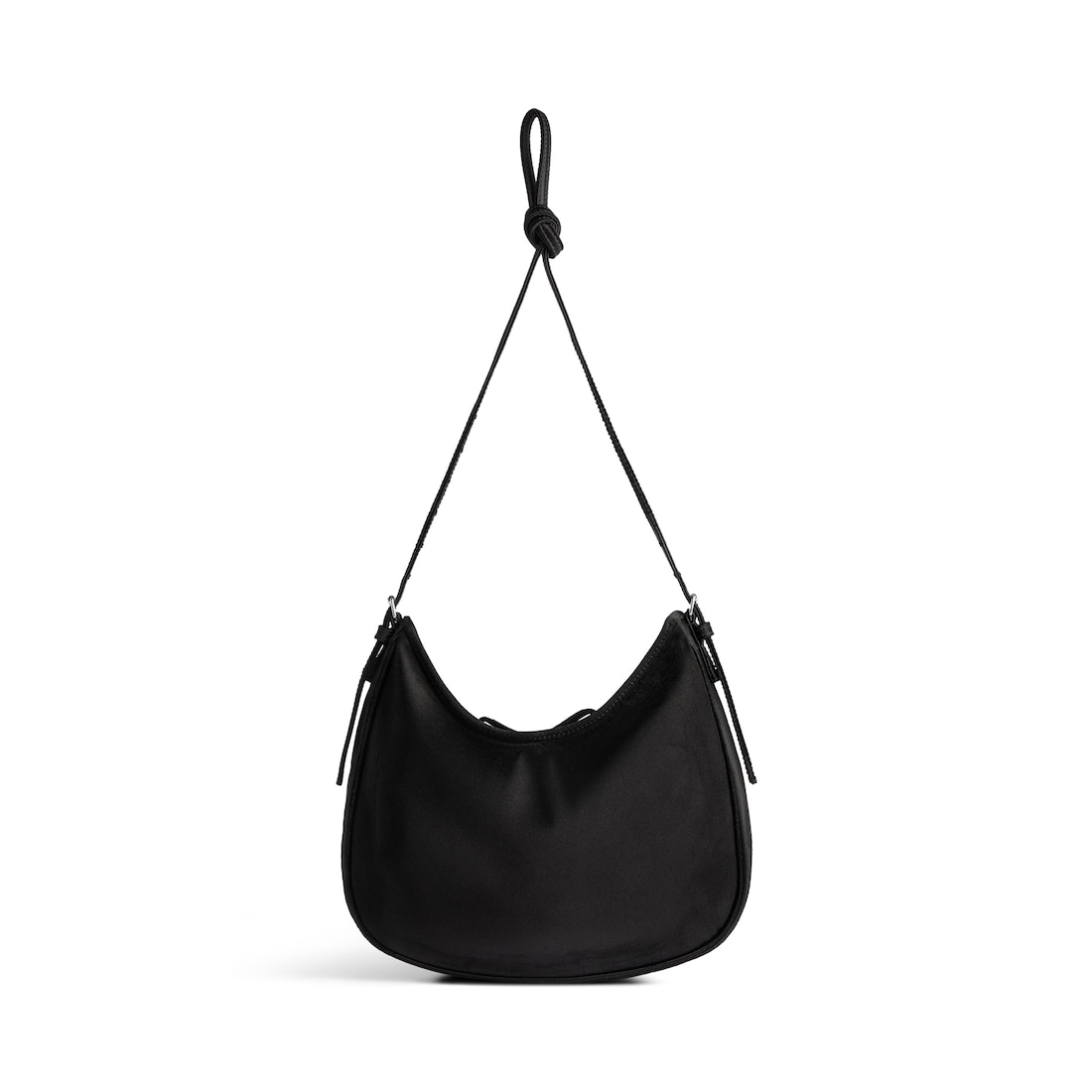 Balenciaga Bolso Hobo Leopolda Pequeño Para Mujer En Negro