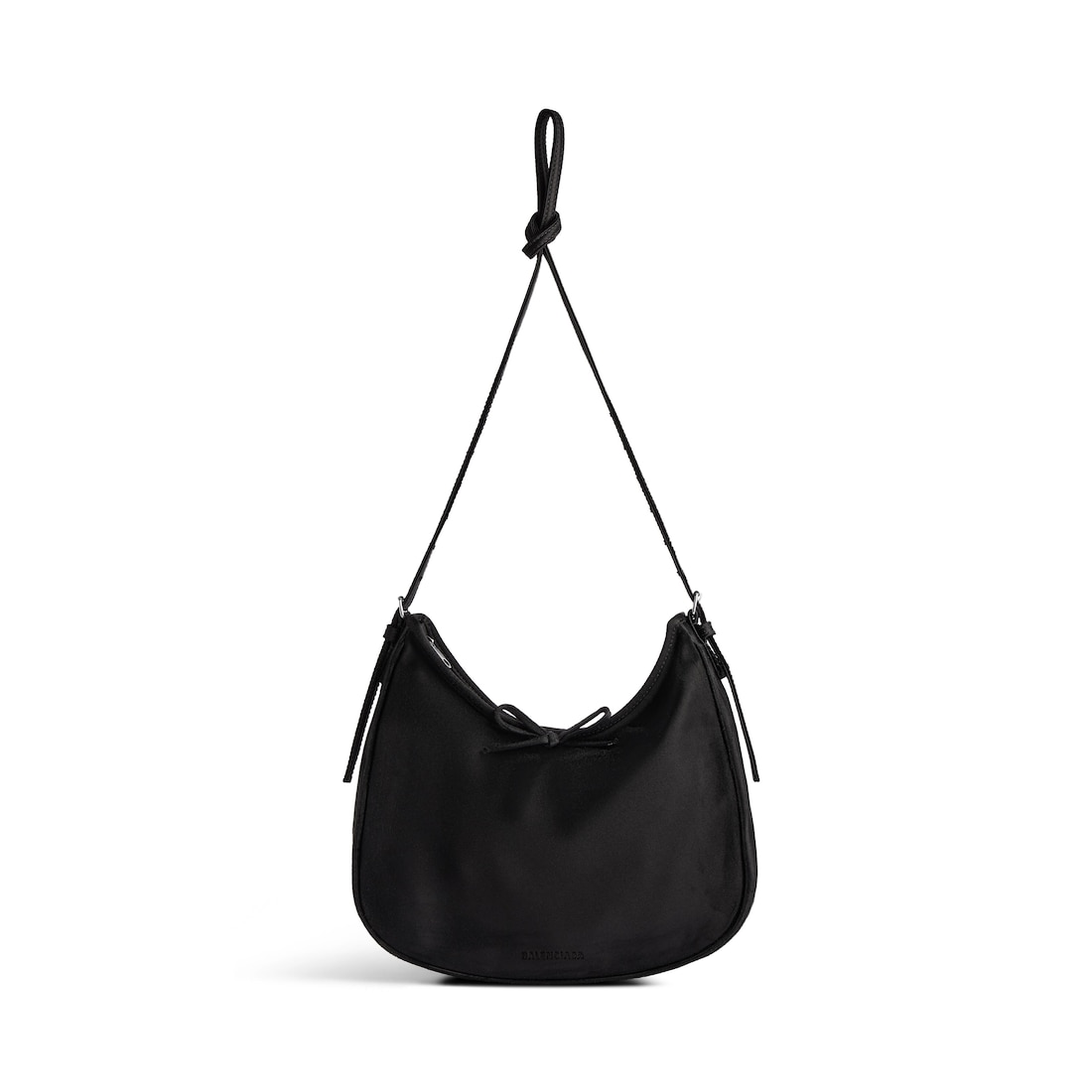 Balenciaga Bolso Hobo Leopolda Pequeño para Mujer en Negro