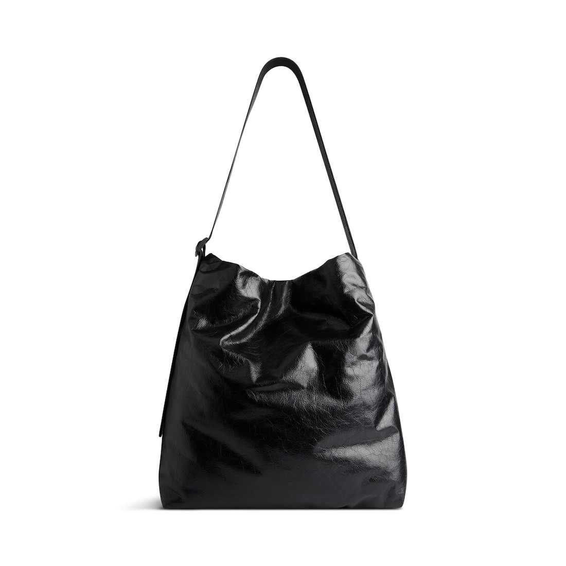 Balenciaga Bolso Hobo Monaco Mediano Para Hombre En Negro