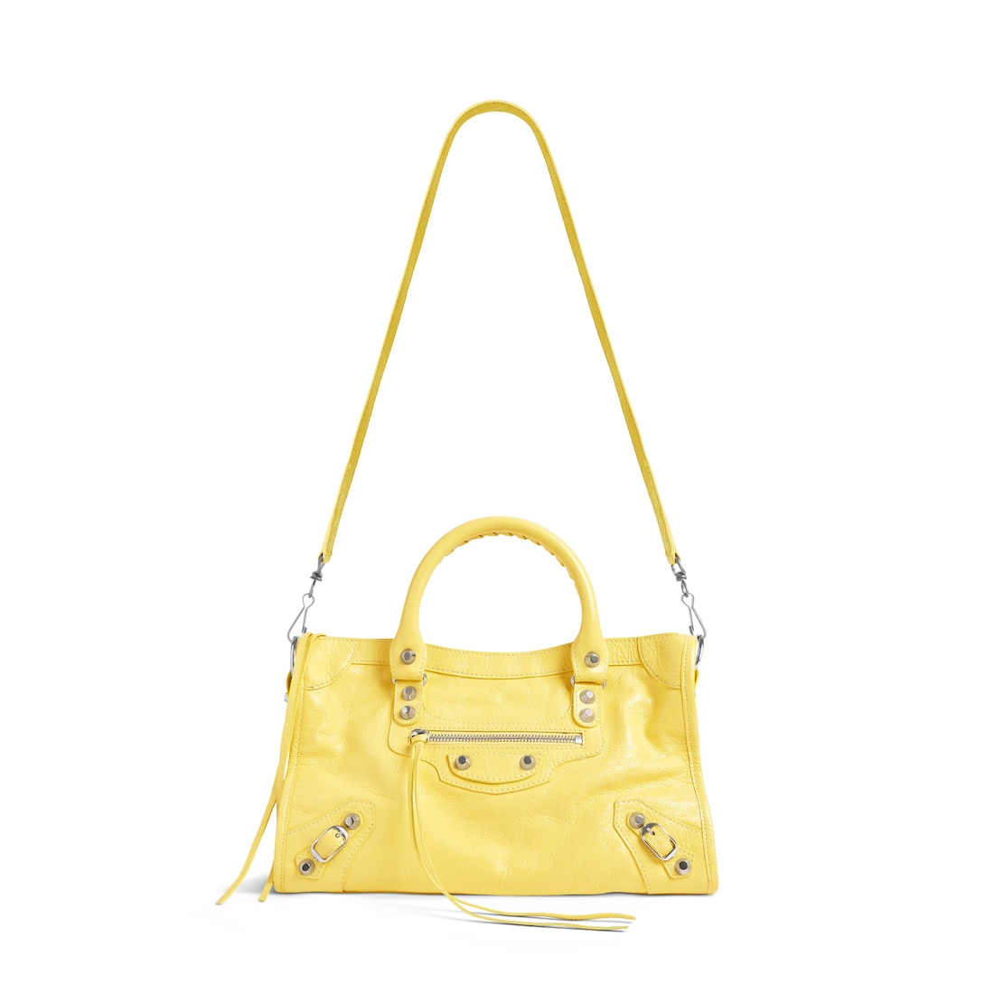 Balenciaga Bolso Le City Pequeño Para Mujer En Amarillo
