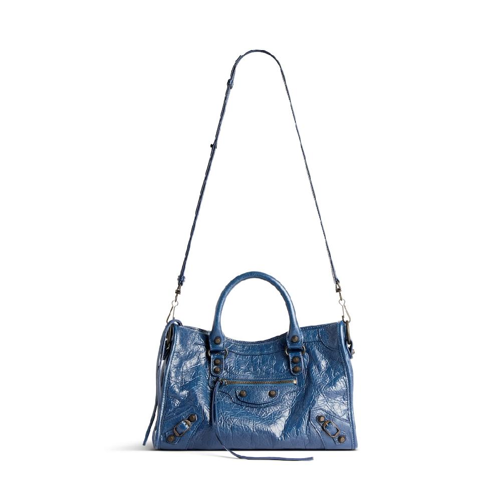 Balenciaga Bolso Le City Pequeño Para Mujer En Azul Mineral