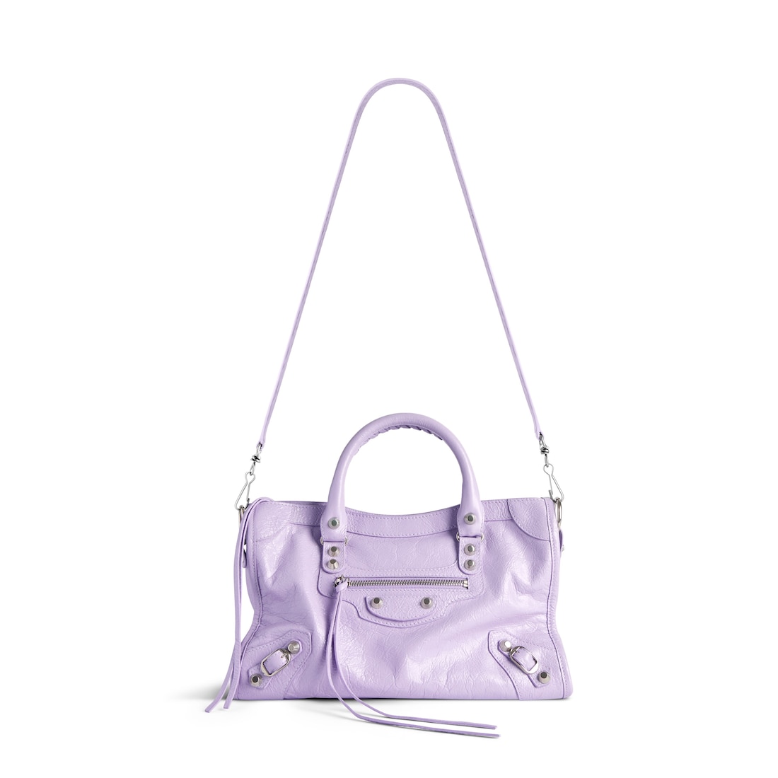 Balenciaga Bolso Le City Pequeño Para Mujer En Morado Claro