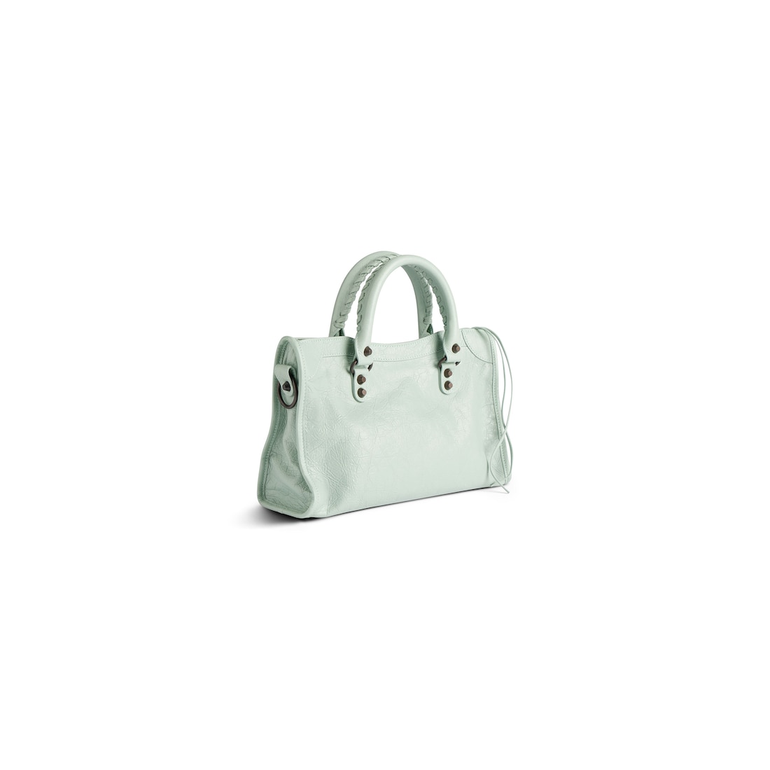 Balenciaga Bolso Le City Pequeño Para Mujer En Verde Mineral