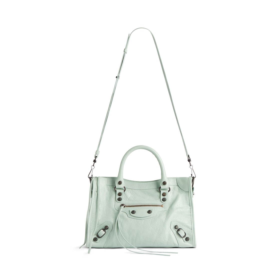 Balenciaga Bolso Le City Pequeño Para Mujer En Verde Mineral